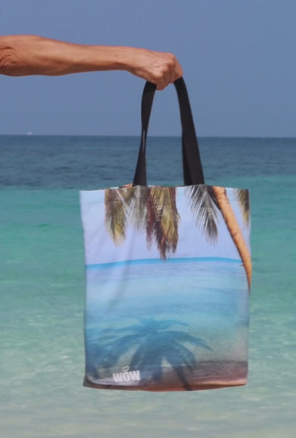Palm Shadow Tote Bag